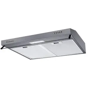 Comparateur de prix : Hotte décorative - CANDY - CFT62/4S - 60 cm - Eclairage LED - Contrôle mécanique