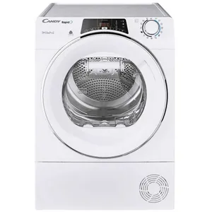 Comparateur de prix : Candy Sèche-Linge RapidÓ ROE H8A2TCEX-S 8Kg 1000RPM 230V 67dB Wi-Fi Acier Inoxydable Blanc