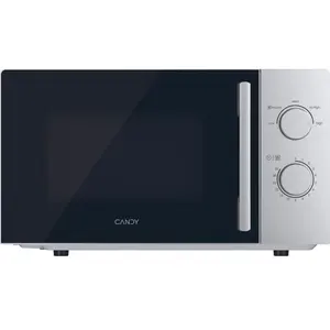 Monofonction / 20L / 700W / Mécanique / Silver / Plateau tournant 25,5 Candy CMW20SMSLI pas cher