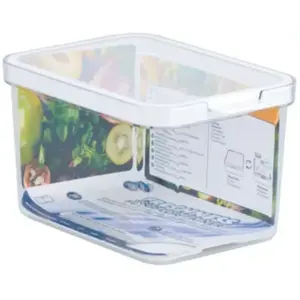 CARE+PROTECT Boîte Pour Aliments - Parfaitement Empilable - Organisateur de Réfrigérateur - Protège les Aliments de L'humidité - Garde les Aliments Frais Plus Longtemps - Capacité 2,15 L pas cher