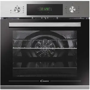 Comparateur de prix : Candy Four intégrable multifonction 65l 60cm pyrolyse inox - FCM676X