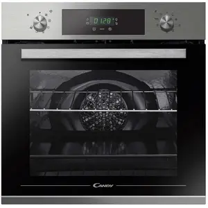 Candy - Four intégrable multifonction 65l 60cm a pyrolyse inox FCMX676 pas cher