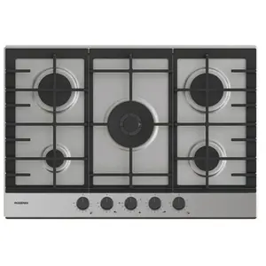 Comparateur de prix : ROSIERES Plaque gaz RHG75WC5X, largeur 75 cm, 5 foyers, Thermocouple