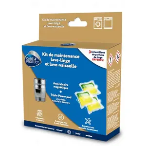 Comparateur de prix : Kit de maintenance Care plus protect pour lave-linge et lave-vaisselle
