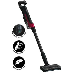 Hoover HF210H 011 aspirateur de table Noir, Rouge Sans sac pas cher