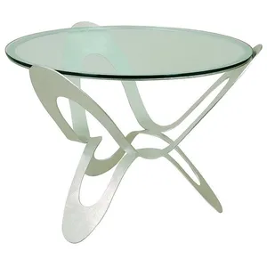 Arti E Mestieri Table Basse Ninfa (Feuille D'argent - Métal) pas cher