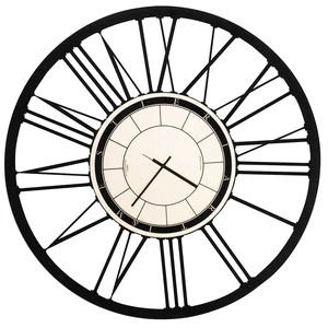 Comparateur de prix : ARTI E MESTIERI horloge murale BIG (Noir - Métal)