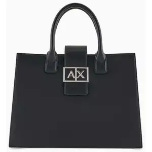 Comparateur de prix : Cabas EAX  Sac à main trapèze AX avec bandoulière amovible