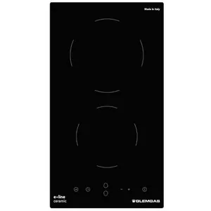 Glem gas - table domino vitrocéramique 30cm 3000w noir gth32t - GTH32T pas cher