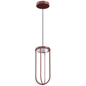 Flos Architectural FLOS In Vitro Suspension, 2 700 K, terracotta