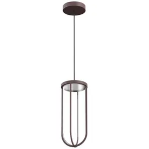 Flos Architectural FLOS In Vitro Suspension, 2 700 K, brun foncé