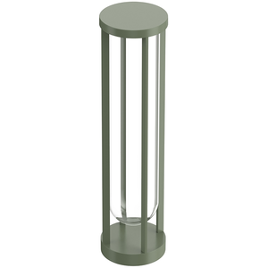 Flos Architectural FLOS In Vitro Bollard 2, 2.700 K, 60 cm, vert clair