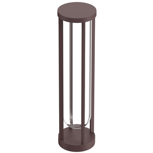 Flos Architectural FLOS In Vitro Bollard 2, 2.700 K 60 cm brun foncé