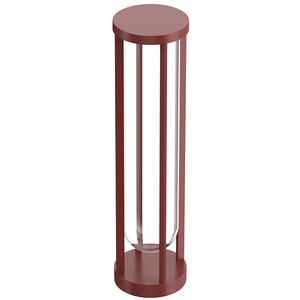 Flos Architectural FLOS In Vitro Bollard 2, 2.700 K, 60 cm terracotta