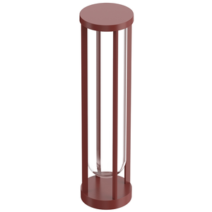 FLOS OUTDOOR lampadaire d'extérieur IN VITRO BOLLARD 2 DIMMABLE 1-10V (Terre cuite - aluminium et verre)