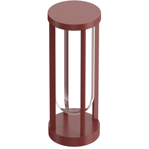 Flos Architectural FLOS In Vitro Bollard 1, 2.700 K, 40 cm terracotta