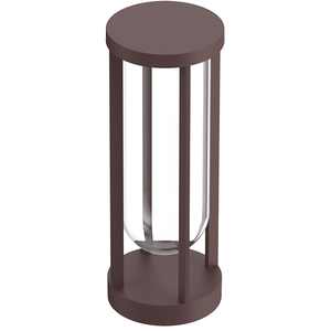 Flos Architectural FLOS In Vitro Bollard 1, 2.700 K 40 cm brun foncé