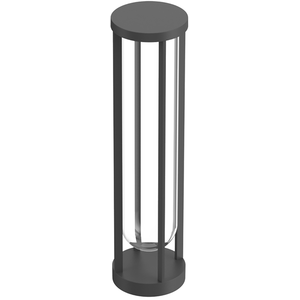FLOS OUTDOOR lampadaire d'extérieur IN VITRO BOLLARD 2 DIMMABLE DALI (Anthracite - aluminium et verre)