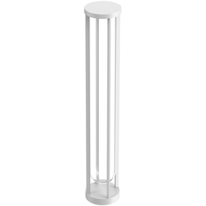 Flos Architectural FLOS In Vitro Bollard 3, 2.700 K, 90 cm, blanc