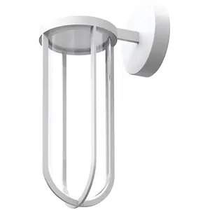 FLOS OUTDOOR lampe murale IN VITRO WALL DIMMABLE 1-10V (Blanc - alumin...