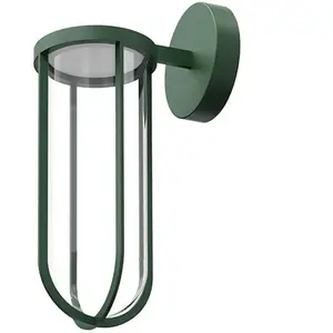 FLOS OUTDOOR lampe murale IN VITRO WALL DIMMABLE DALI (Forest green - aluminium et verre)Vendu parmyareadesign