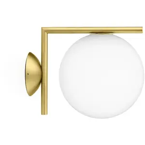FLOS lampe murale ou au plafond d'extérieur IC C/W1 OUTDOOR (Laiton - ...