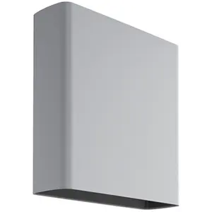 FLOS OUTDOOR lampe murale applique pour extérieur CLIMBER 175 DOWN FLOOD (Grigio 4000K - aluminium et verre)Vendu parmyareadesign