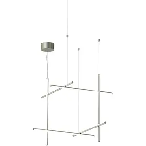 Suspension design en acier argenté s3 Coordinates - Flos