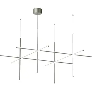 Suspension design en acier argenté s4 Coordinates - Flos pas cher