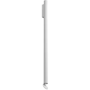 FLOS lampe murale FLAUTA RIGA H 1000 mm (Blanc - Aluminium)