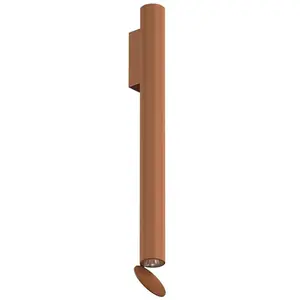 FLOS lampe murale FLAUTA RIGA H 500 mm (Cuivre anodisé - Aluminium) pas cher