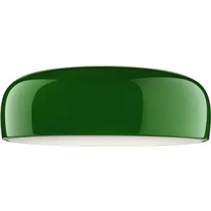 Comparateur de prix : FLOS lampe au plafond plafonnier SMITHFIELD C (Vert - Méthacrylate / aluminium)