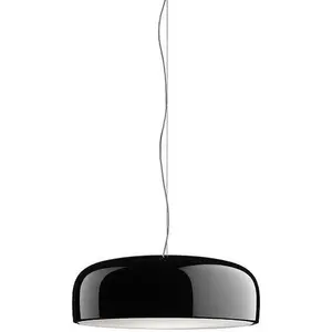 FLOS lampe à suspension SMITHFIELD S (Noir brillant - Méthacrylate / aluminium)