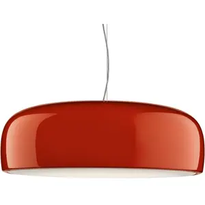 FLOS lampe à suspension SMITHFIELD S (Rouge - Méthacrylate / aluminium) pas cher