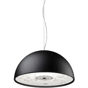 FLOS lampe à suspension SKYGARDEN SMALL (Noir mat - Plâtre verni) pas cher