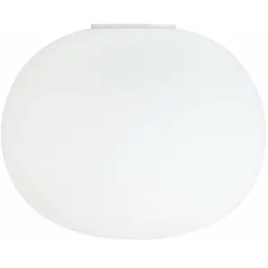 FLOS lampe au plafond plafonnier GLO-BALL (C2 - Verre blanc opale)