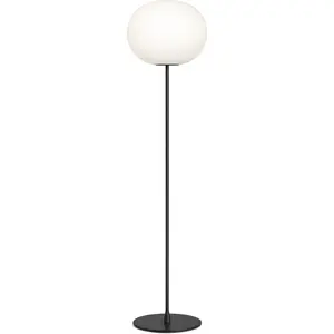 FLOS lampadaire GLO-BALL (H 185 cm, base noir opaque - verre et métal)Vendu parmyareadesign