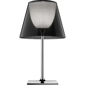Flos - Lampe de table K Tribe - Gris - Aluminium poli - Designer Philippe Starck
