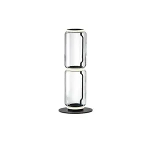 FLOS lampadaire NOCTAMBULE (2 Low Cylinders - Verre soufflé / Aluminiu...