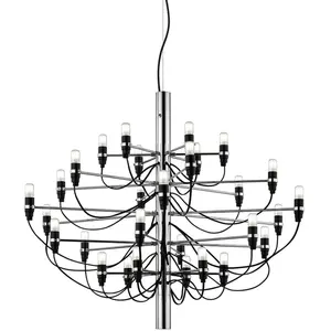 FLOS lampe à suspension 2097/30 (Chrome avec ampoules claires - Acier)Vendu parmyareadesign