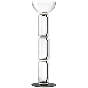 FLOS lampadaire NOCTAMBULE (3 High Cylinders & Bowl - Verre soufflé / ...