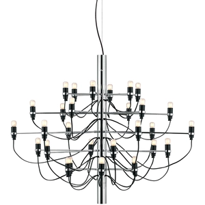 FLOS lampe à suspension 2097/30 (Chrome avec ampoules givré - Acier)Vendu parmyareadesign
