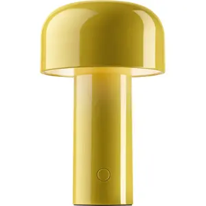FLOS lampe de table sans fil rechargeable BELLHOP (Jaune - Polycarbonate) pas cher