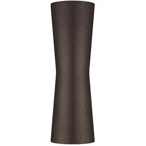 FLOS lampe murale applique CLESSIDRA (Brun foncé 40°+40° - aluminium, PMMA) pas cher