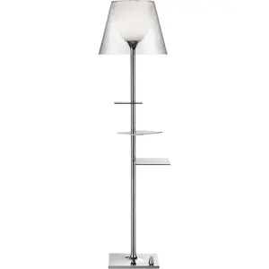 Comparateur de prix : Flos - Lampadaire - Transparent - Aluminium - Designer Philippe Starck