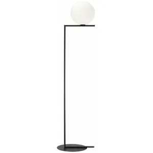 Comparateur de prix : Flos - Lampadaire IC - Noir - Acier verni - Designer Michael Anastassiades