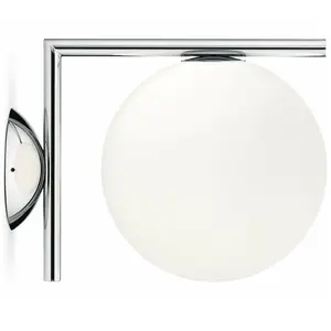 Comparateur de prix : Flos - Applique IC - Métal - Acier chromé - Designer Michael Anastassiades