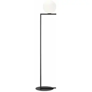 FLOS lampadaire IC F1 (Noir - Verre soufflé et métal)Vendu parmyareadesign