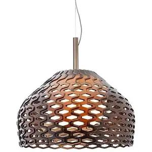 FLOS lampe à suspension TATOU S2 (Gris ocre - Polycarbonate)