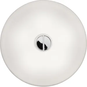 Comparateur de prix : Flos - Plafonnier Button - Blanc - Verre - Designer Piero Lissoni